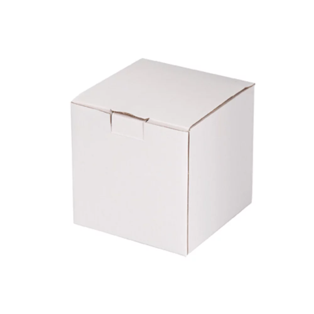 Boîte à tasse en céramique : 4,25 po de largeur x 4,25 po de hauteur x 4,25 po de profondeur