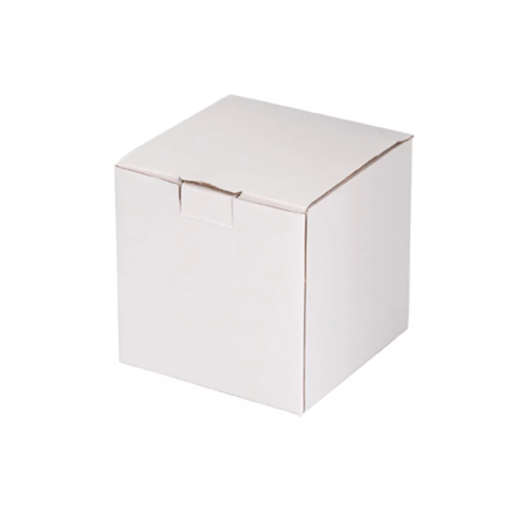 Boîte à tasse en céramique : 4,25 po de largeur x 4,25 po de hauteur x 4,25 po de profondeur
