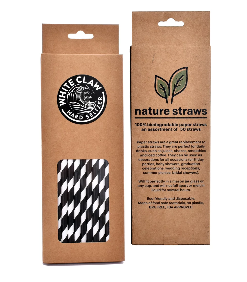 Craft Gift Box Paper Straws