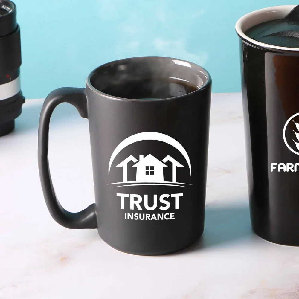 Tasse à café en céramique Wilcox de 370 ml (13 oz liquides).