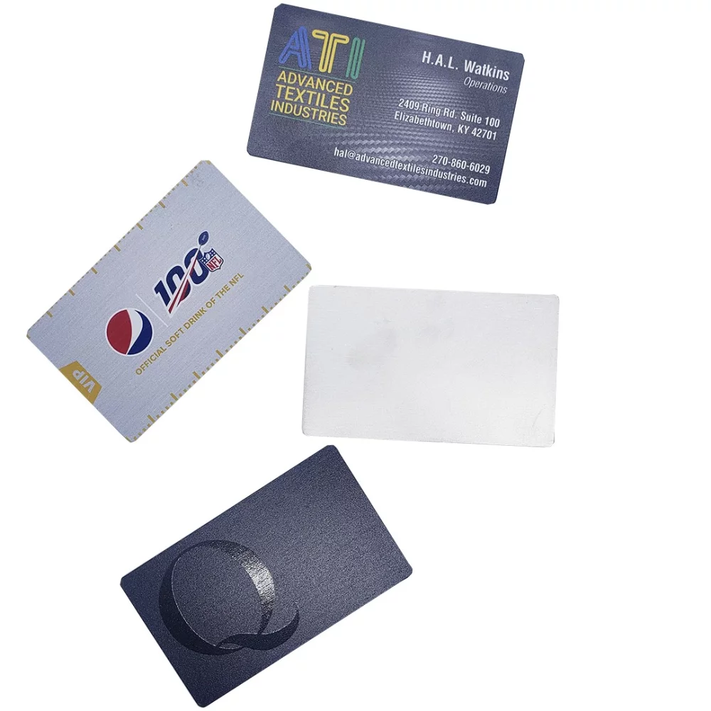 Aluminum Business Cards