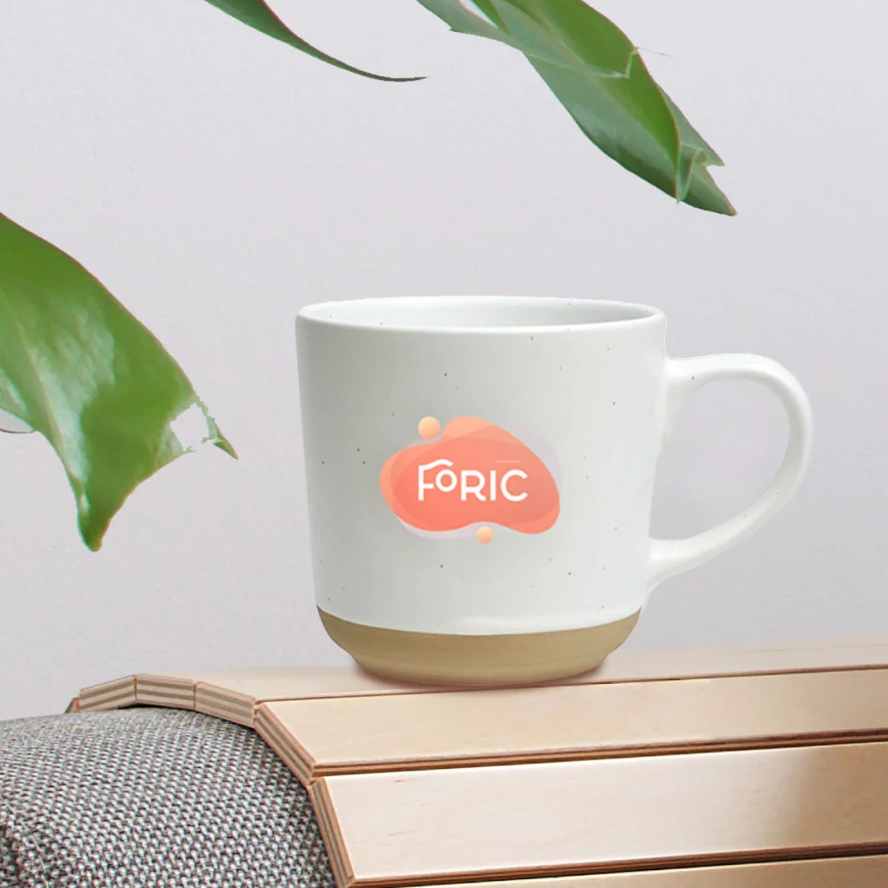 Tasse en céramique Okanagan Speckled de 400 ml (13,5 oz liquides)