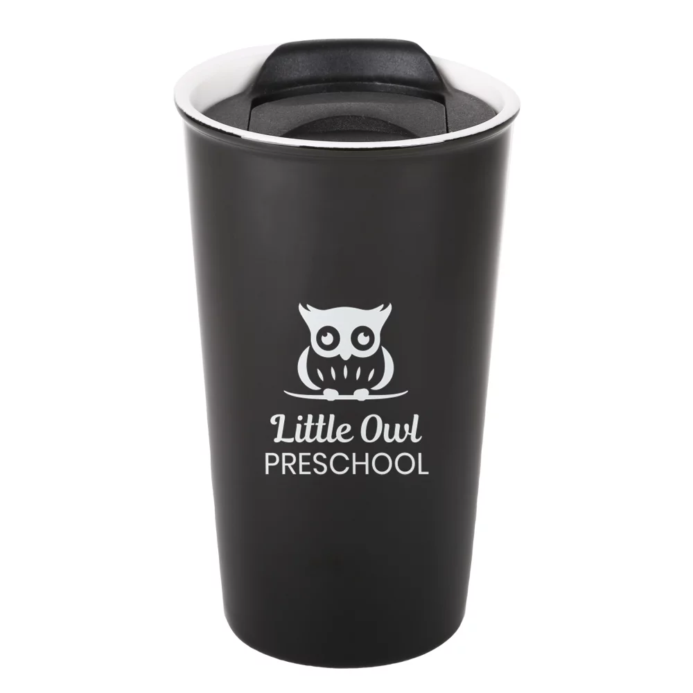 Mulholland 450 Ml. (15 Fl Oz.) Ceramic Tumbler with Lid