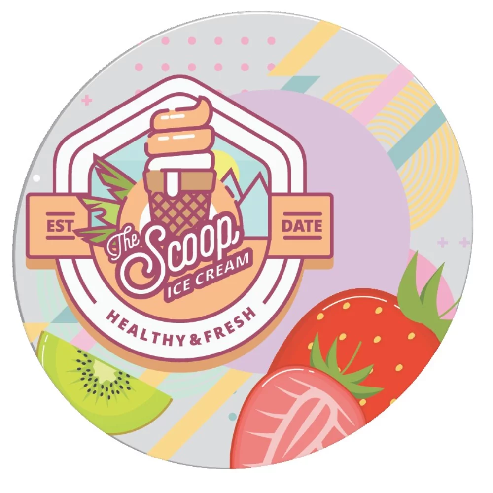 Planche à découper en verre ronde de 11 3/4 pouces.