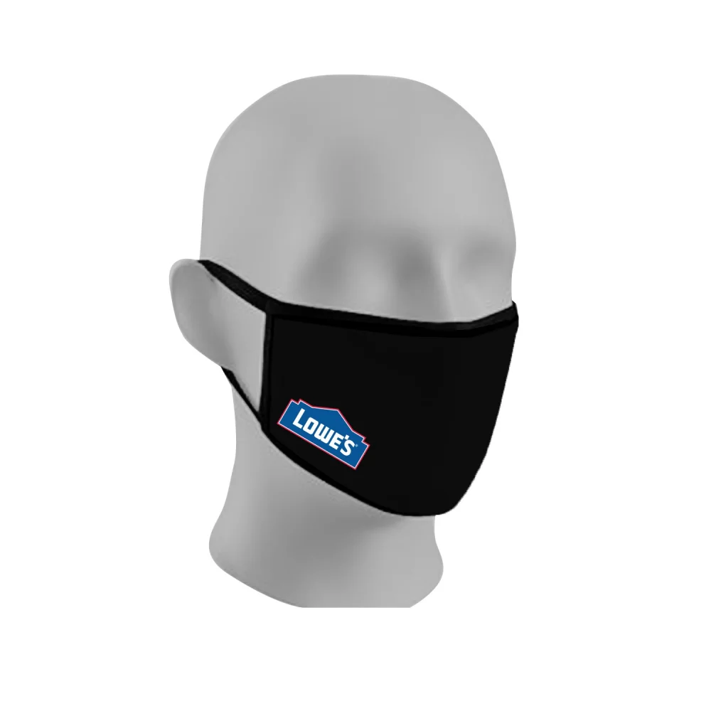 Masque facial en coton extensible à double couche pour enfant.