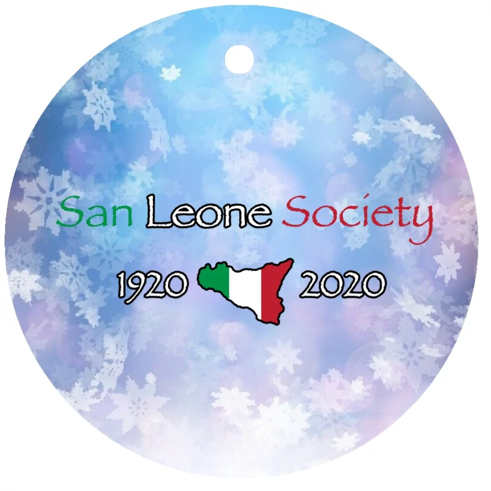 Ornements métalliques ronds de 3 pouces