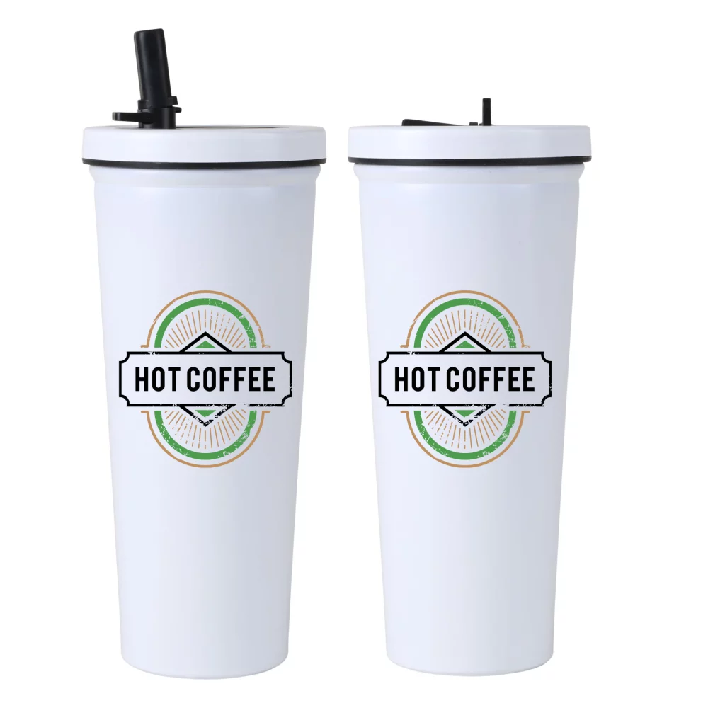 Kemble Stainless Steel Straw Tumbler 750 Ml. (25 Fl. Oz.)