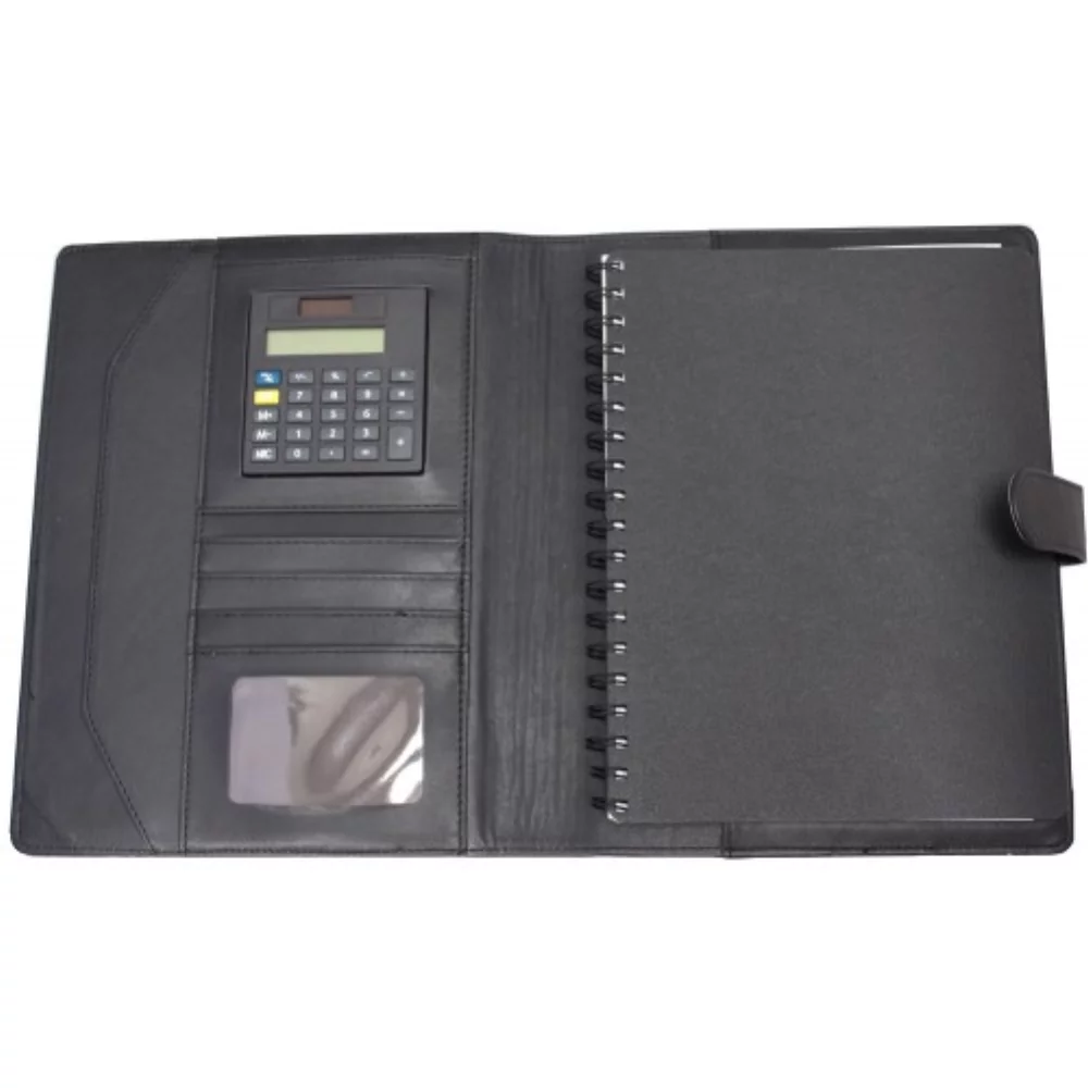 Portfolio w/ Calculator & Exterior Pocket