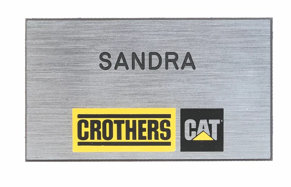 Imprinted & Engraved Badges (3"X1 1/2")