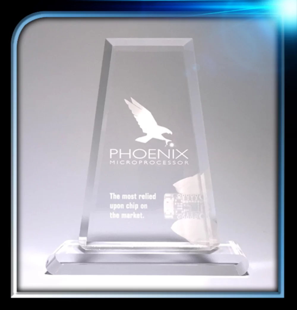 Executive Series Trapezoid Award w/Base (5"x7"x3/4")