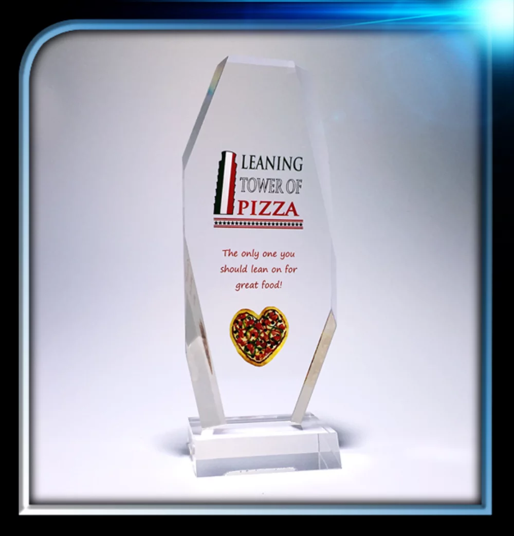 Executive Series Geometric Award w/Base (4"x9"x3/4")