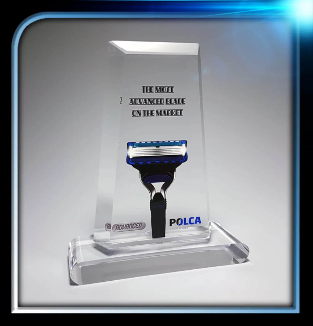 Executive Series Trapezoid Award w/Base (4"x6"x3/4")
