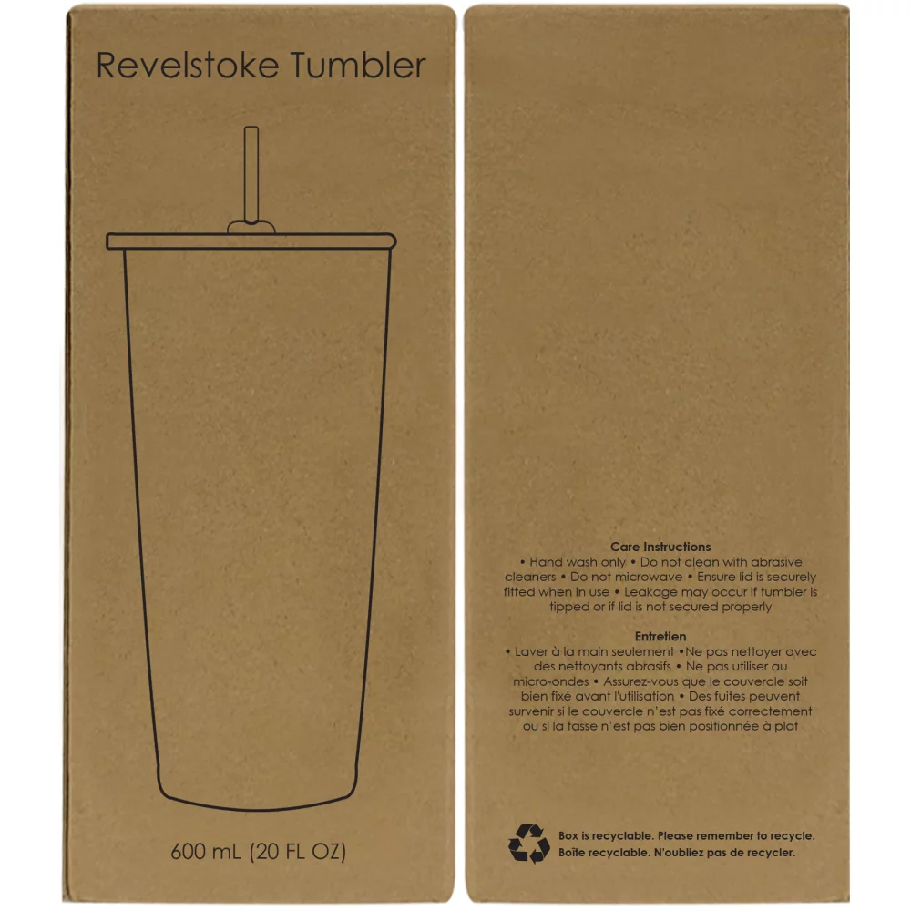 Revelstoke 600 Ml. (20 Fl. Oz.) Tumbler With Straw