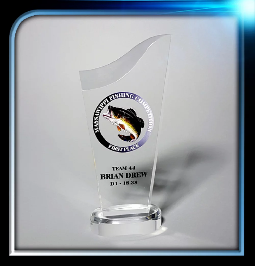Prix en acrylique transparent pour cadre exécutif (3 1/2" x 7" x 3/4")