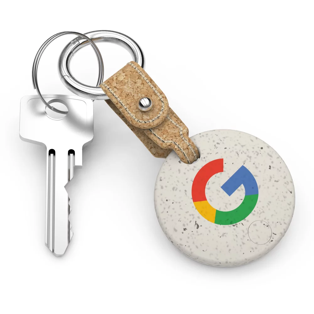 EcoSpot Pro: Eco Bluetooth Tracker with Cork Keychain
