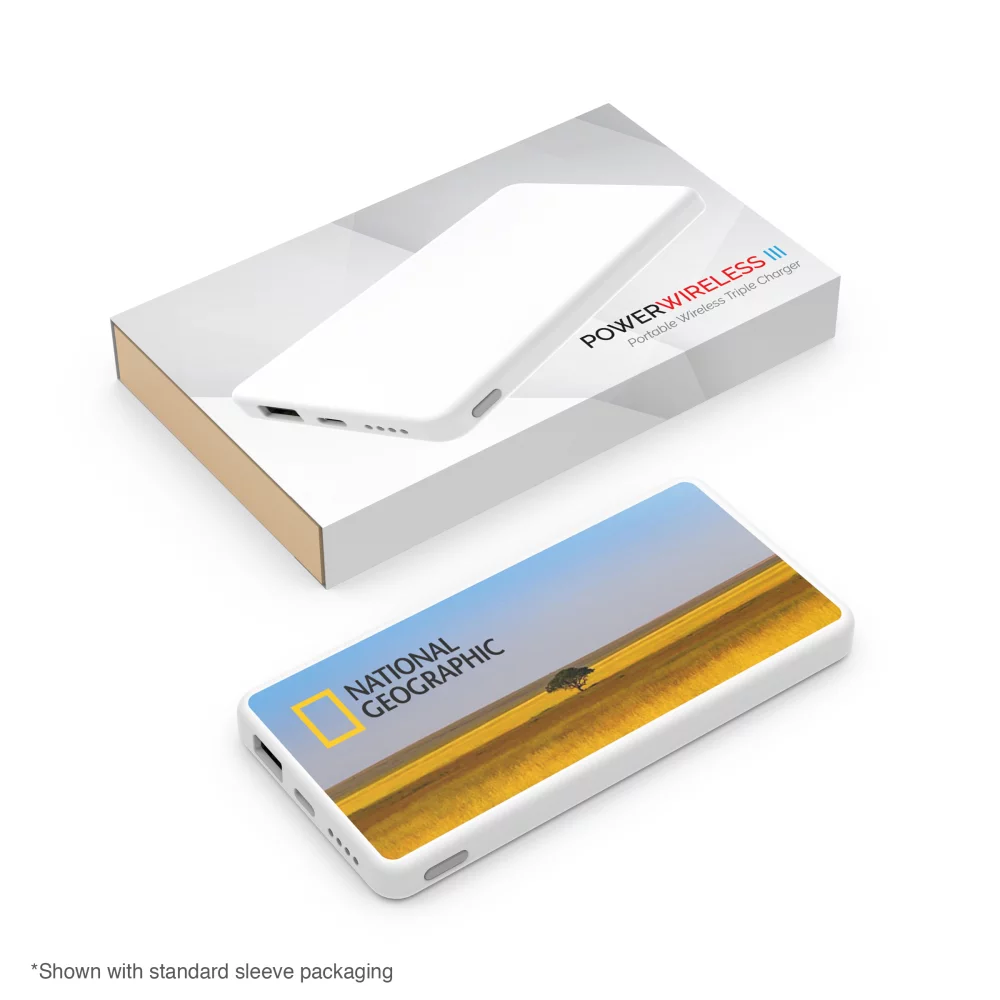 PowerWireless III: Truly portable wireless charger 8000 mAh