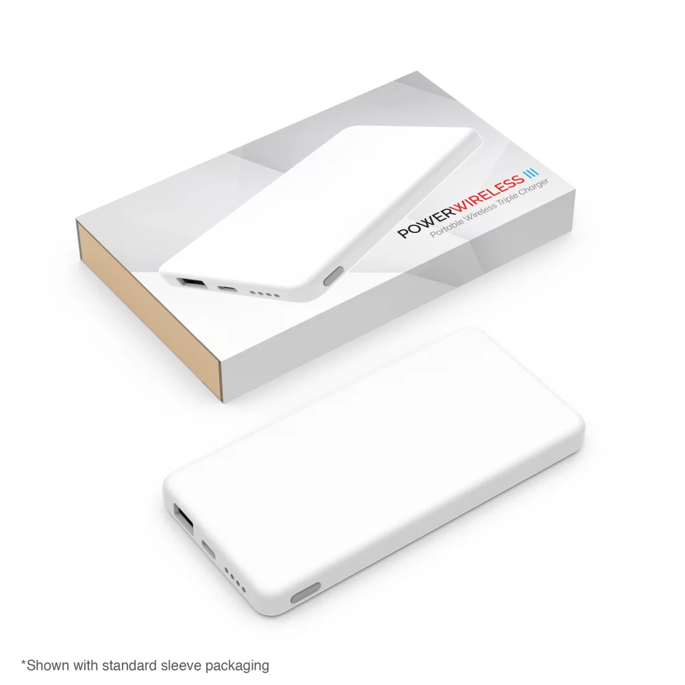 PowerWireless III: Truly portable wireless charger 8000 mAh