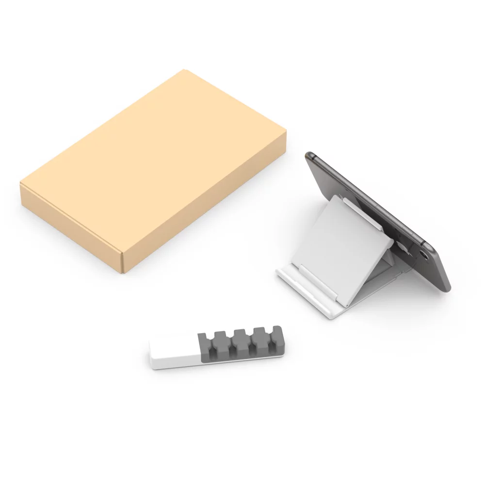 Kit sans encombre : organiseur de câbles et support pour téléphone