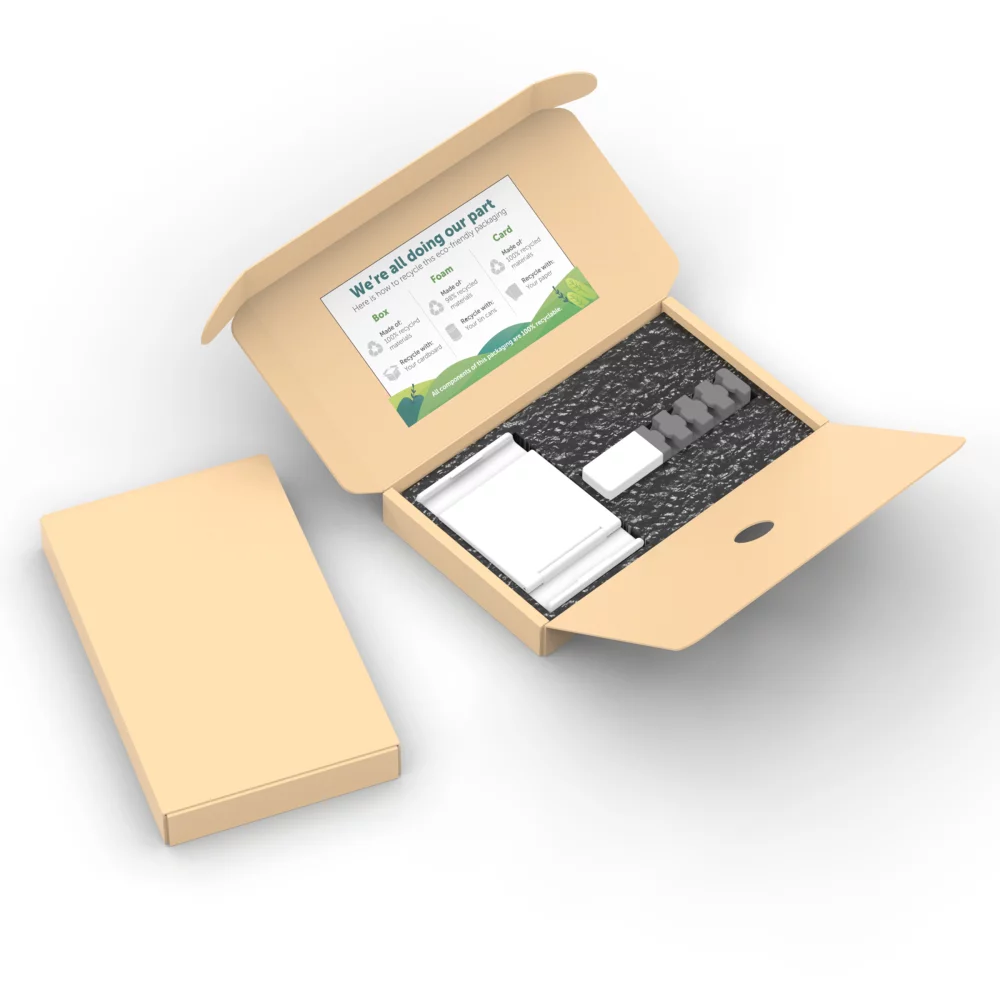 Kit sans encombre : organiseur de câbles et support pour téléphone