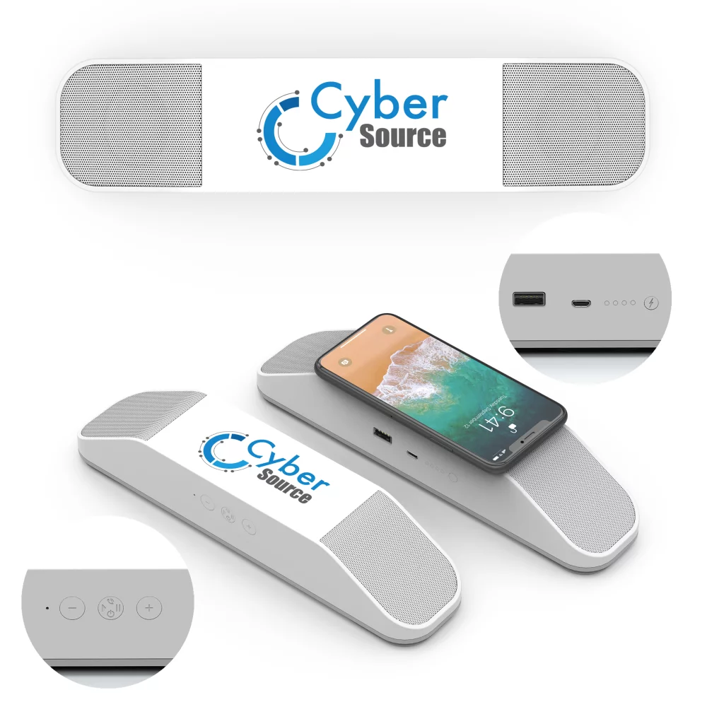 Forte: 2-in-1 speaker and wireless phone charger