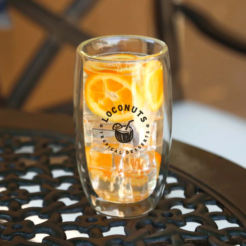 Tasse en verre borosilicaté Clearview de 400 ml (13,5 oz liquides).