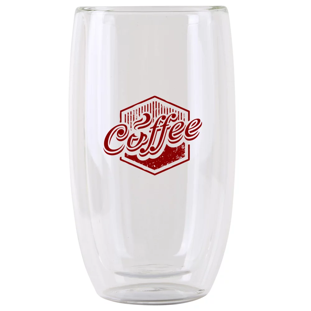 Tasse en verre borosilicaté Clearview de 400 ml (13,5 oz liquides).