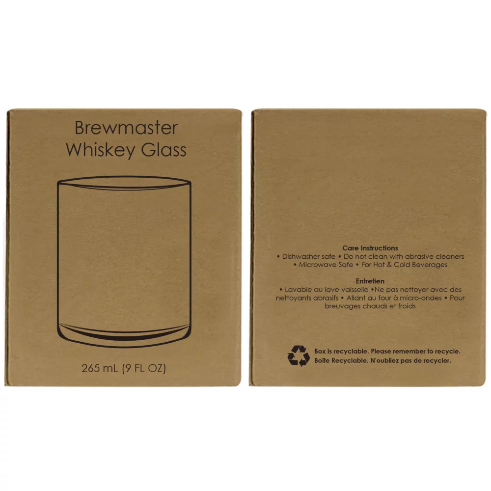 Verre à whisky Brewmaster de 265 ml (9 oz liquides).