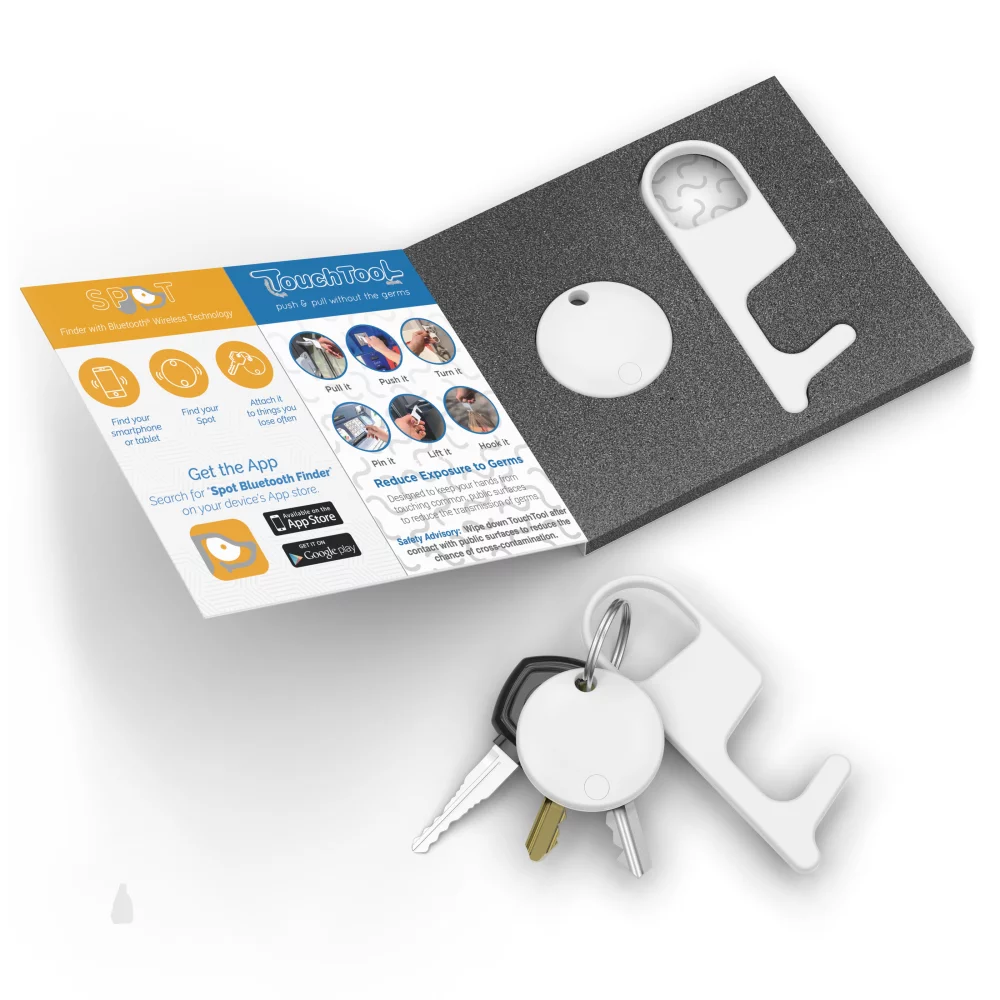 Kit Spot & TouchTool : localisateur de clés Bluetooth et outil sans contact