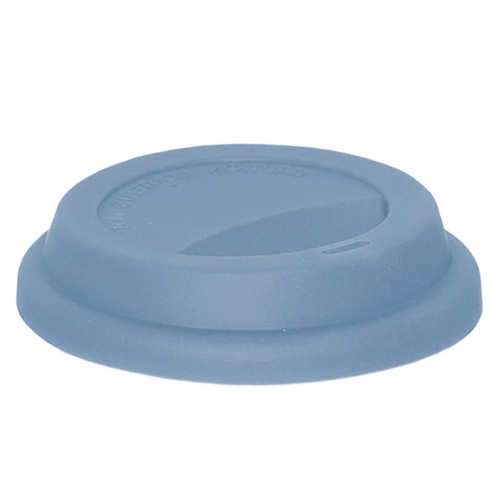 Mug de 17 onces avec couvercle en silicone : Mug blanc