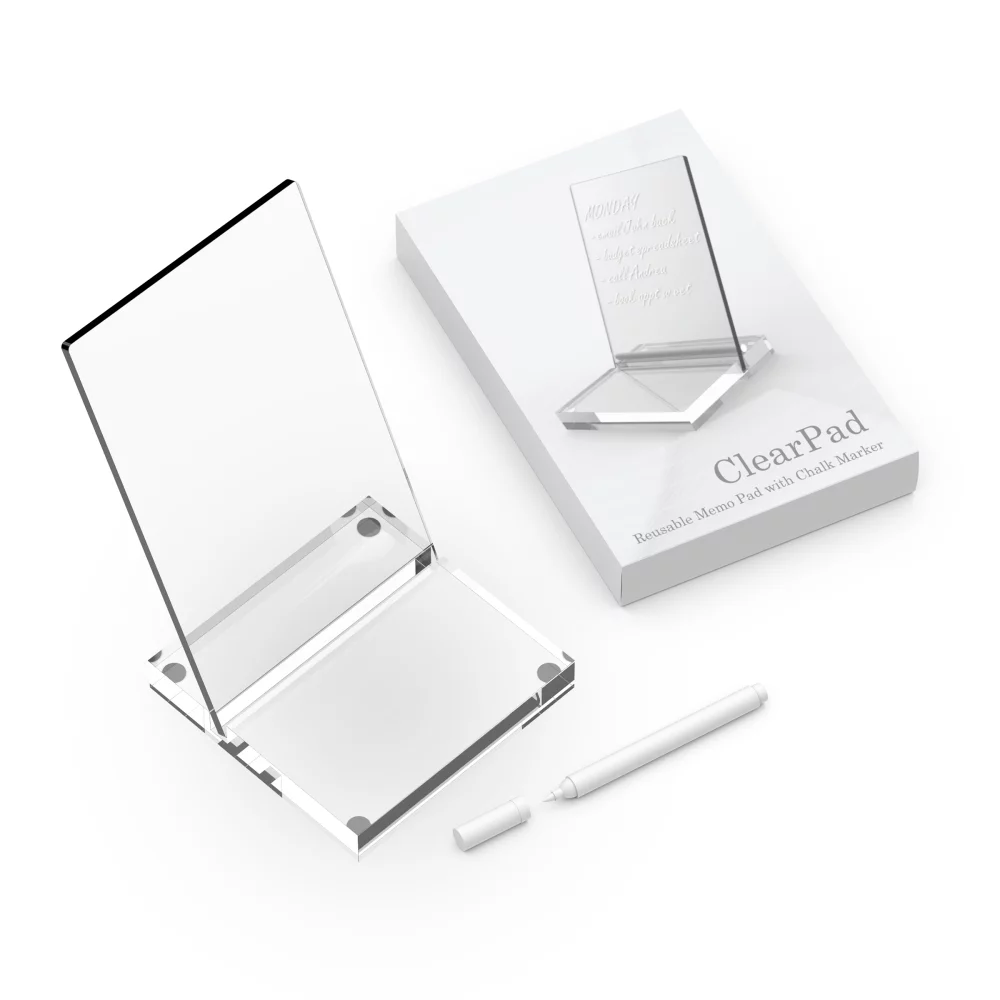 ClearPad : Transparent Reusable Memo Pad