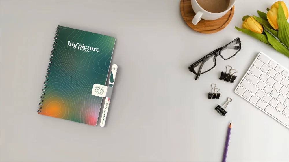 Kit de plus de notes (avec un cahier relié sur le côté)