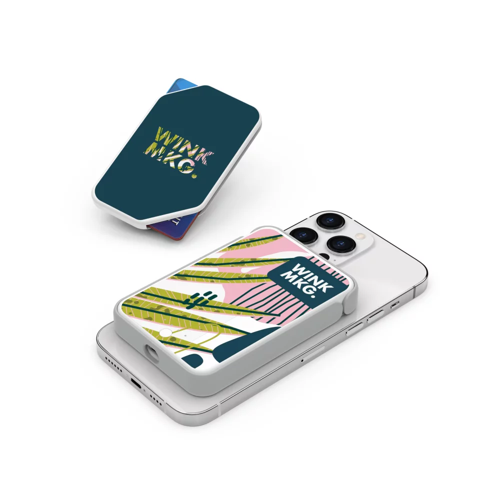 MagTeam: Magnetic Charger and Card Holder Set