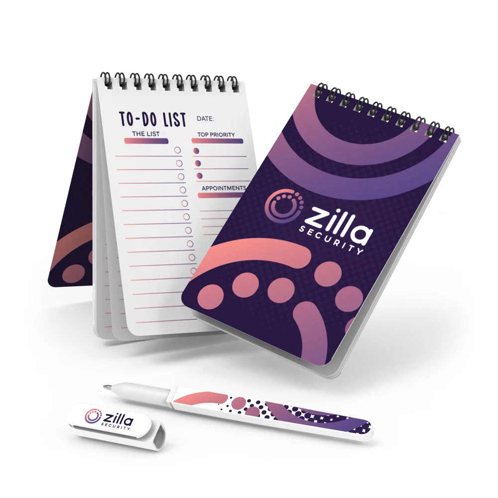 MemoKit avec un carnet à reliure supérieure