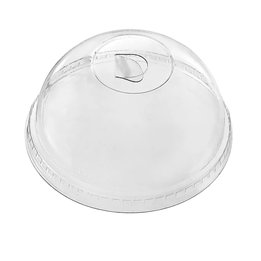 Domed Lids for Clear Bio Plastic Cups (12,16,20 oz.)