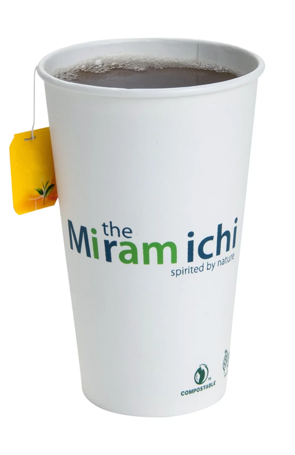 Gobelet en papier biodégradable de 16 oz.