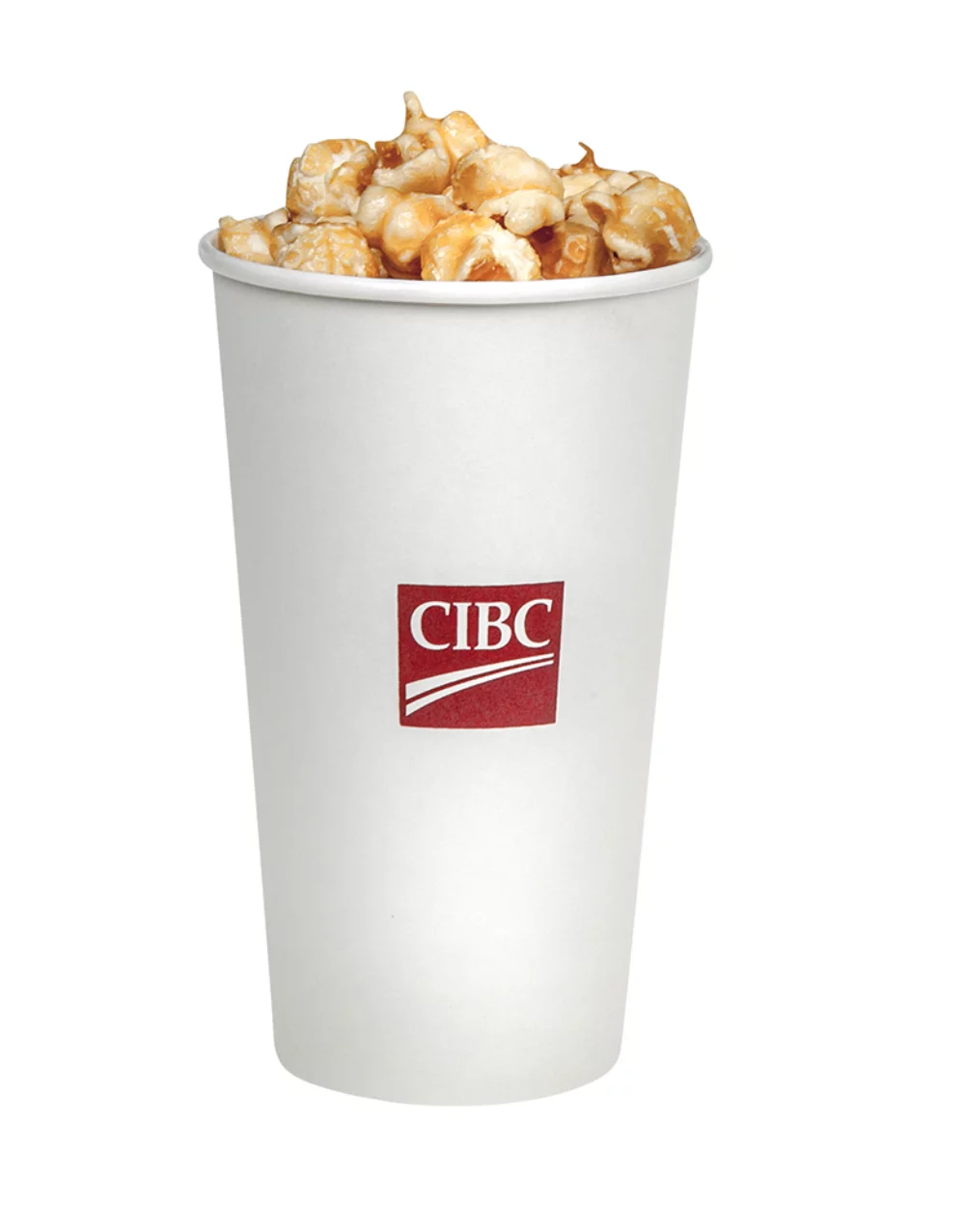 Gobelet en papier blanc de 20 oz.