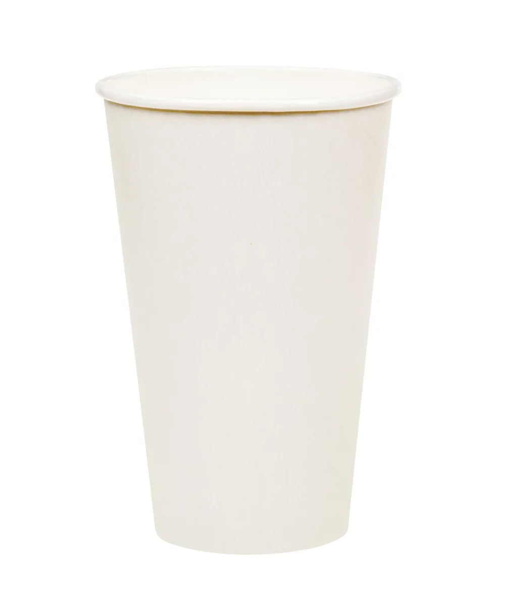 Gobelet en papier blanc de 20 oz.