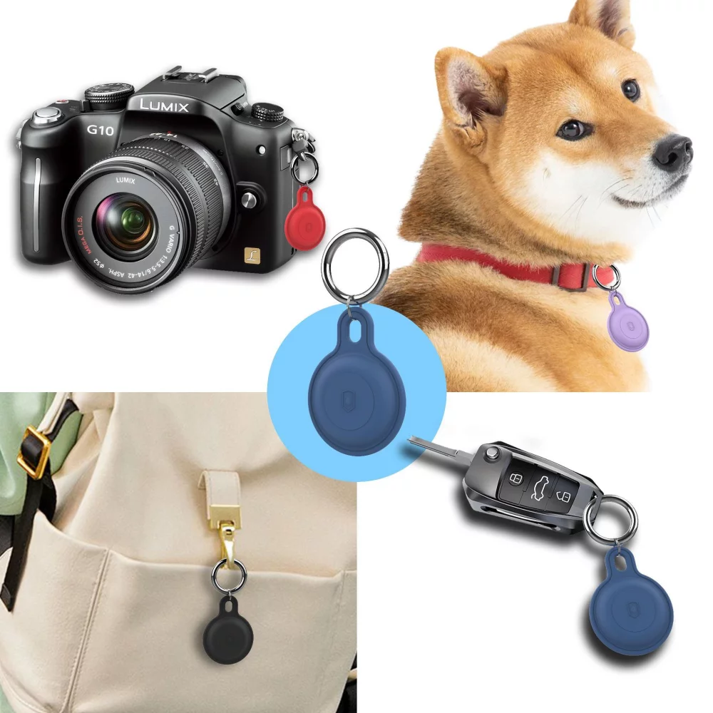 Porte-clés/étui en silicone pour AirTag