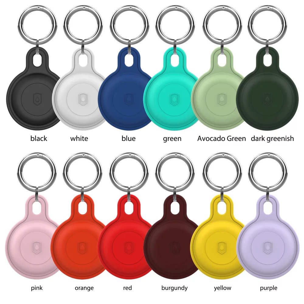 Porte-clés/étui en silicone pour AirTag