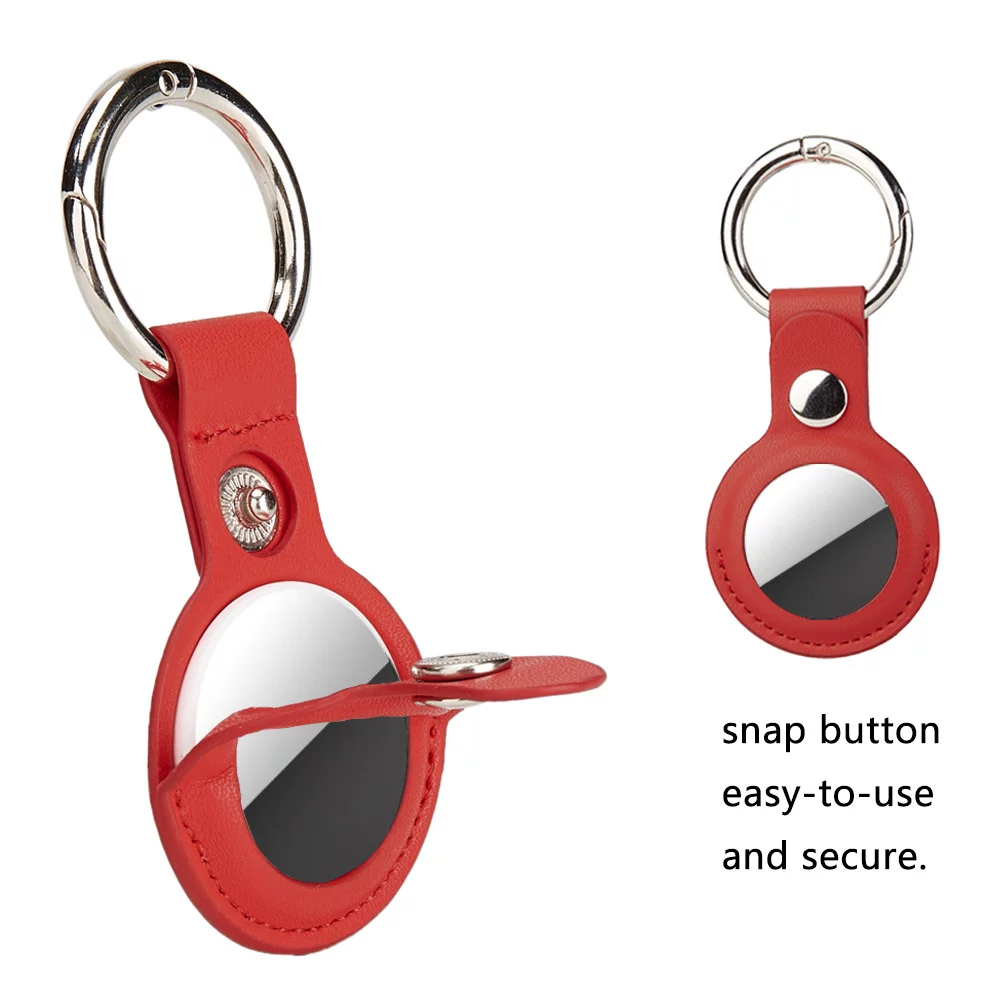Étiquette de bagage + PORTE-CLÉS avec support pour AirTag KIT