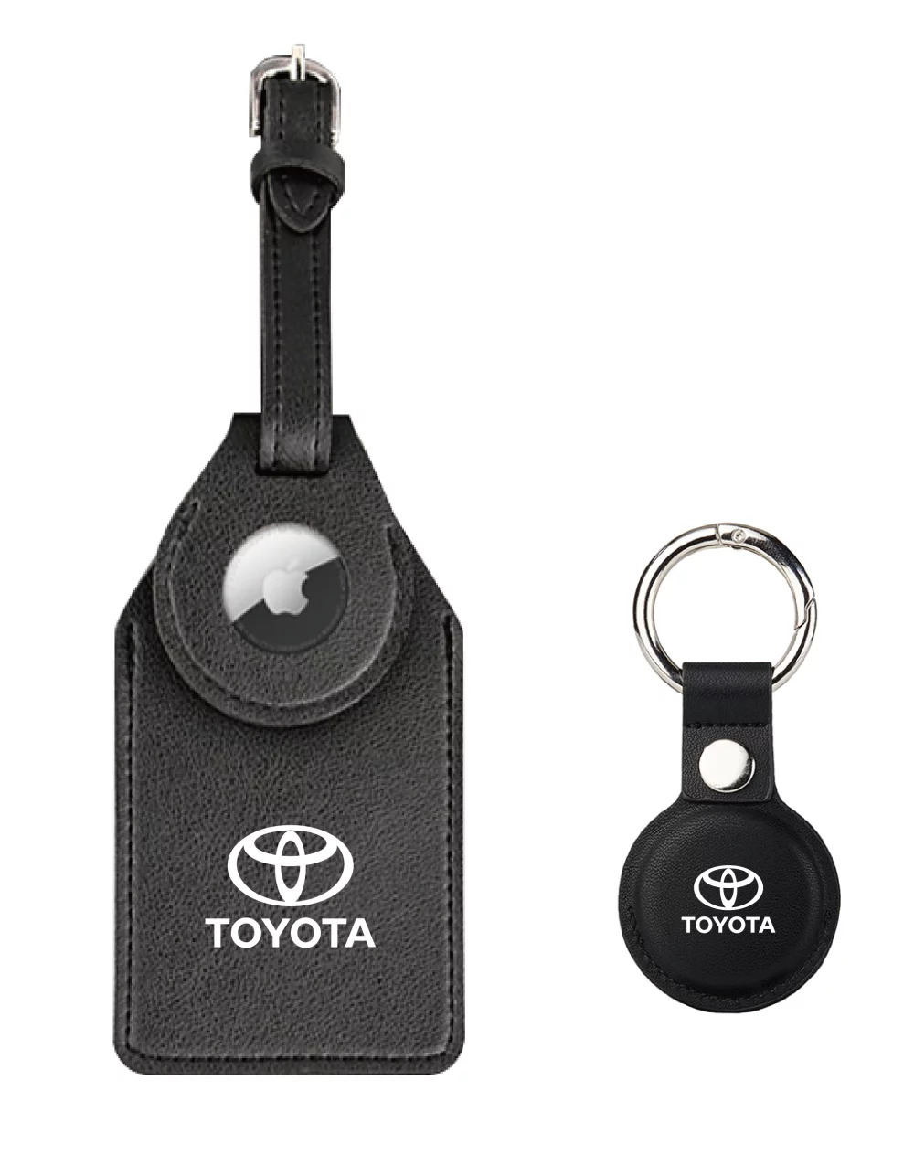 Luggage Tag + KEYCHAIN w/ Air tag Holder KIT