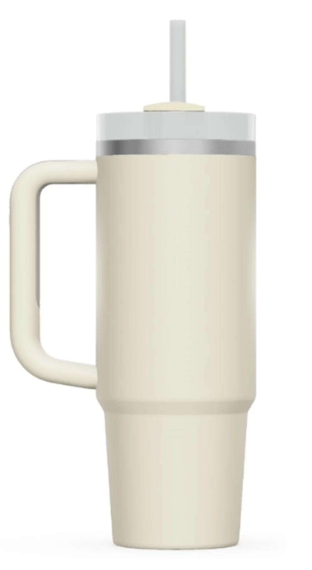 Gobelet Stanley® Quencher H2.0 Flowstate™ 30 oz, crème - Gravé