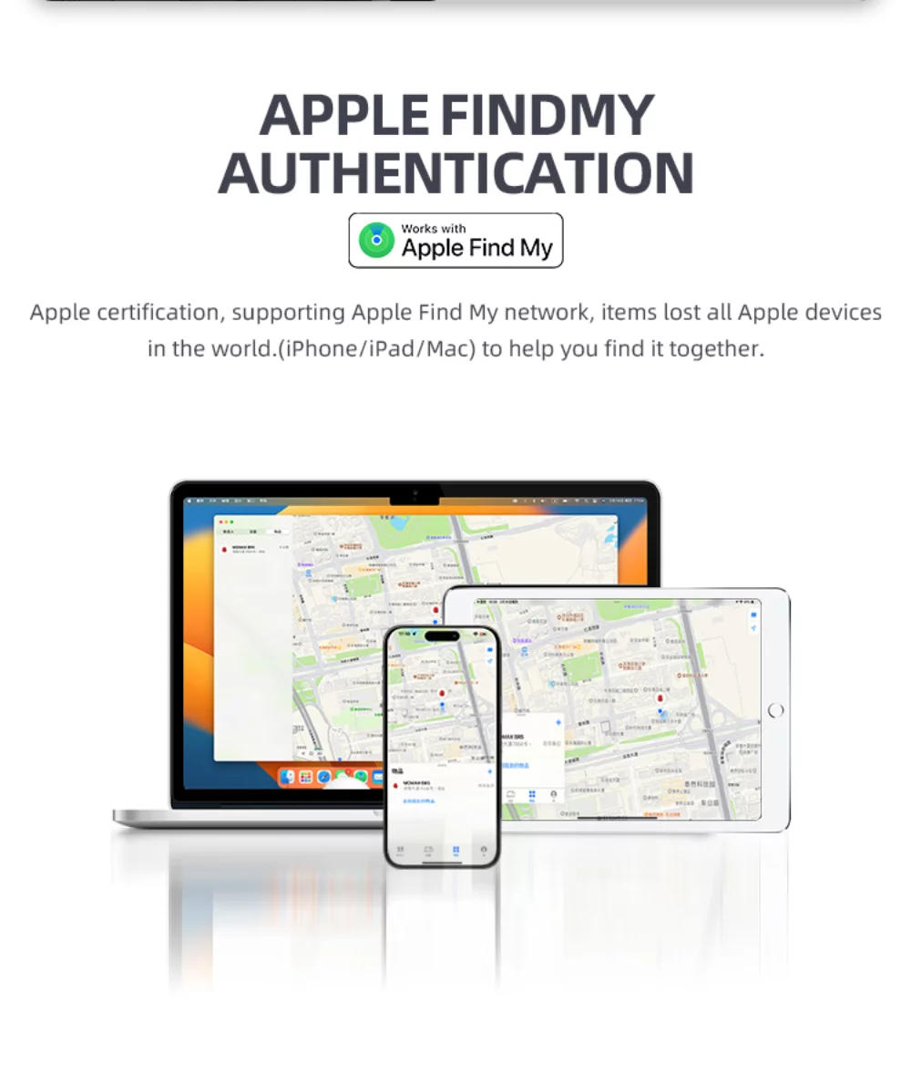LUGGAGE TAG w/ Smart Tracker -Ios