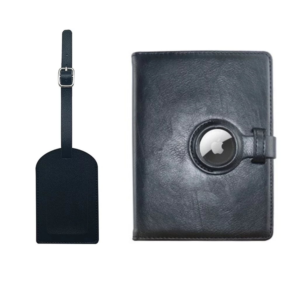 RFID Passport Wallet + Luggage Tag Kit