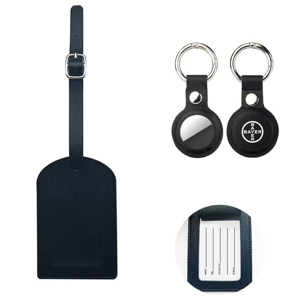 Ensemble cadeau AIR TAG porte-clés + étiquette de bagage