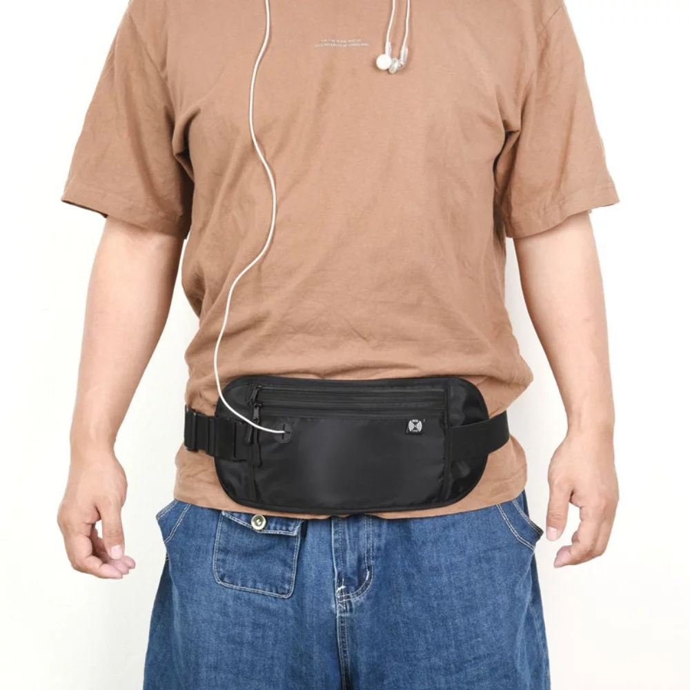 Ceinture porte-monnaie de voyage RFID pour passeport