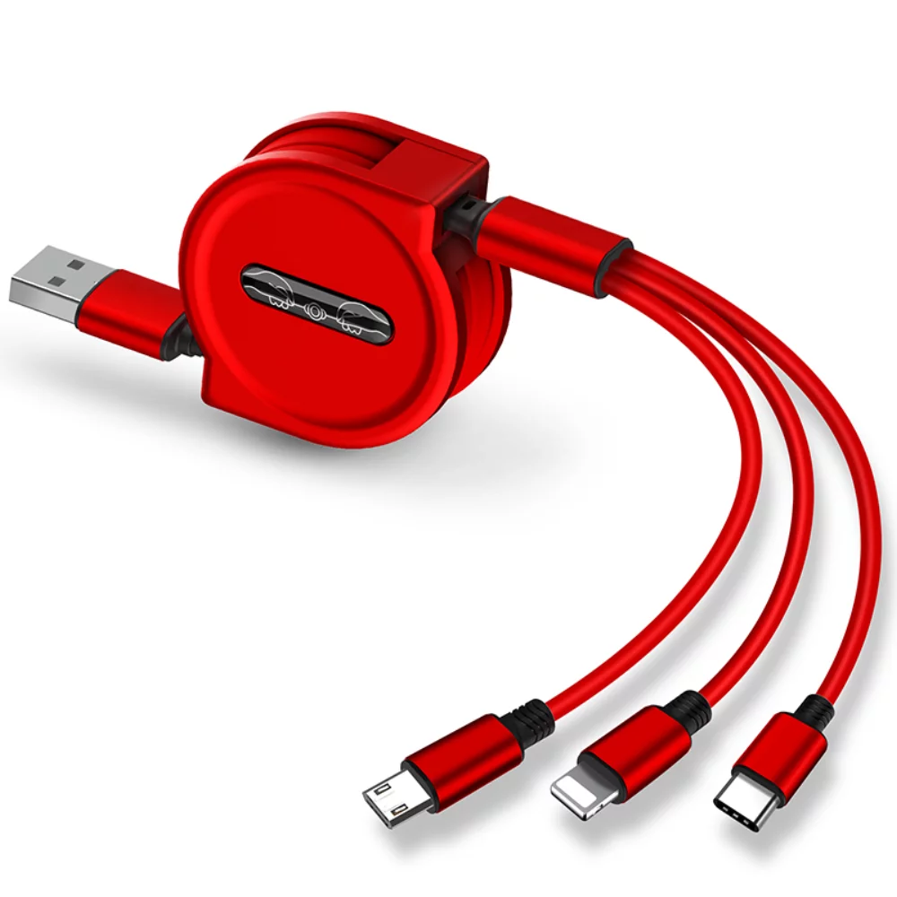 3 In 1 Retractable Fast Charge