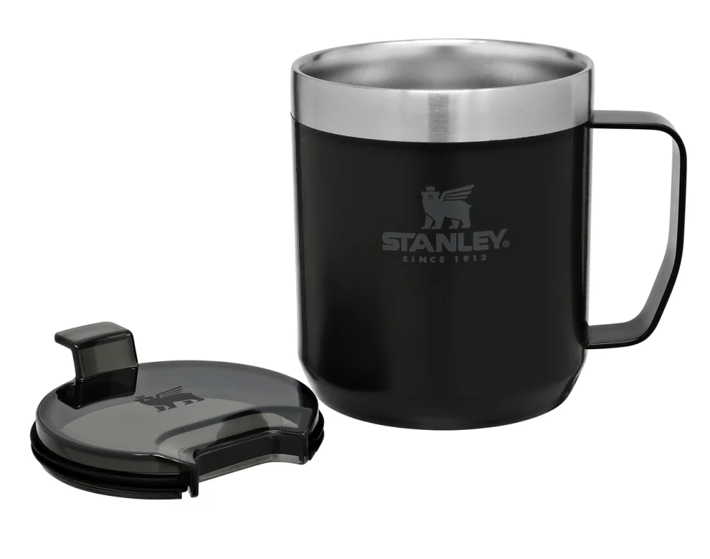 Stanley® Classic La tasse de camping légendaire 12 oz noire - Gravée