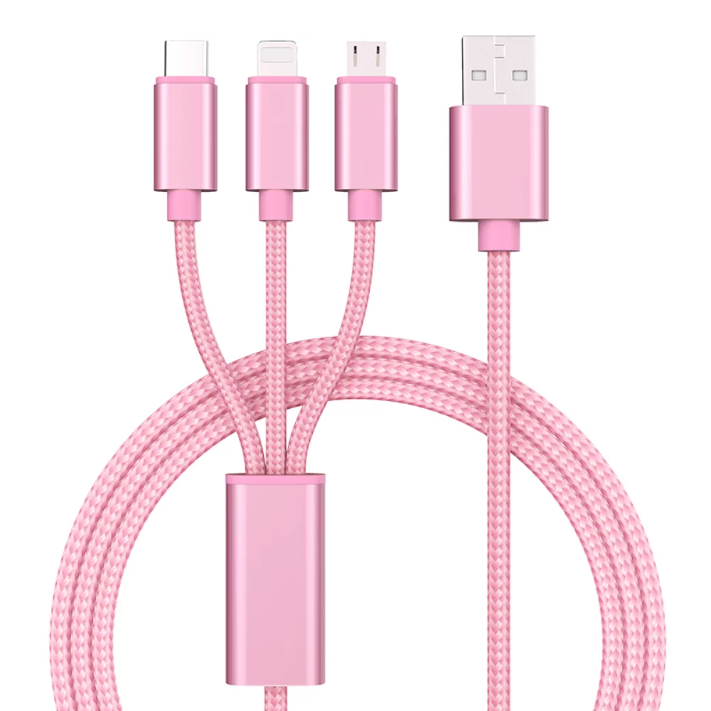 3-1 Cable 2A LIGHTNING/TYPE-C/MICRO