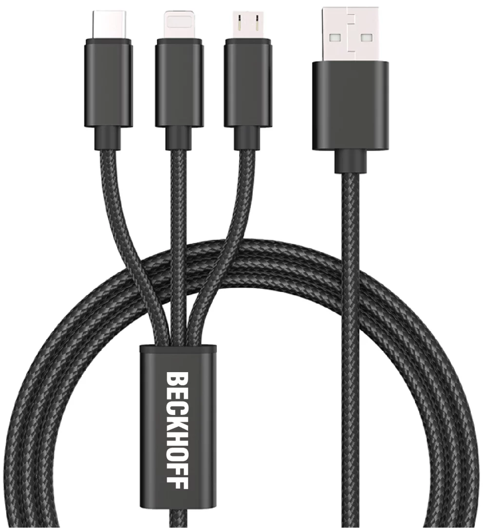 3-1 Cable 2A LIGHTNING/TYPE-C/MICRO